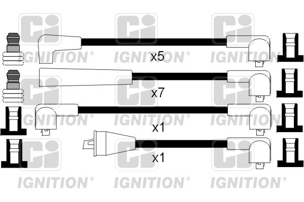 QUINTON HAZELL Augstsprieguma vadu komplekts XC966